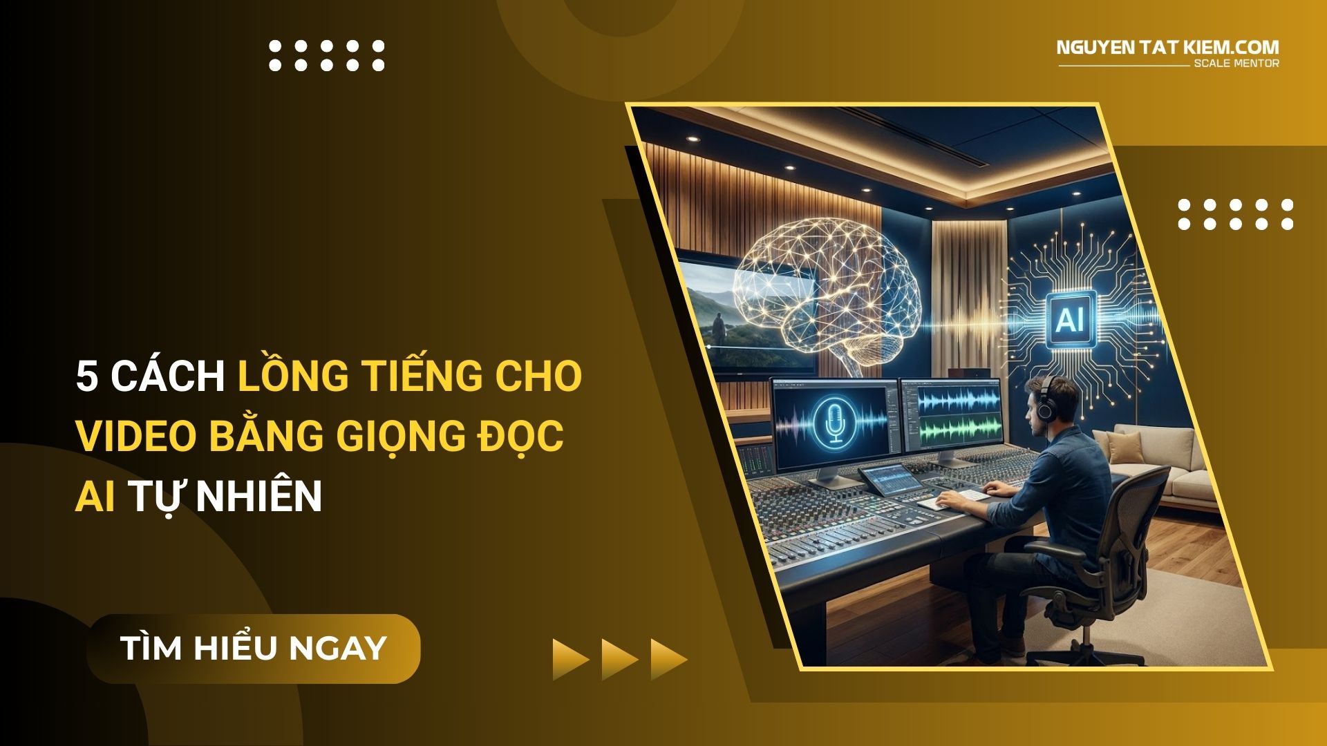 5 Cách Lồng Tiếng Cho Video Bằng Giọng Đọc AI Tự Nhiên