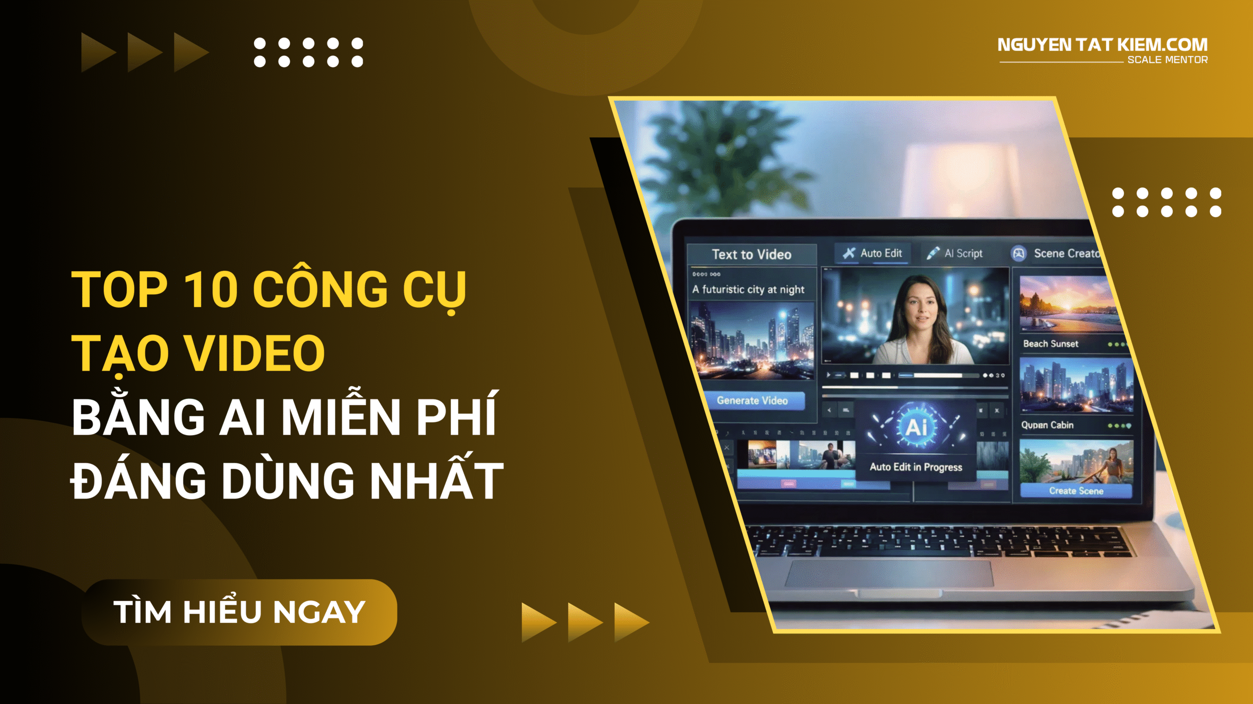 Top 10 Công Cụ Tạo Video Bằng AI Miễn Phí Đáng Dùng Nhất 2026