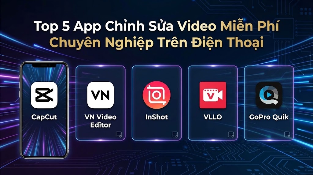 App chỉnh sửa video trên điện thoại