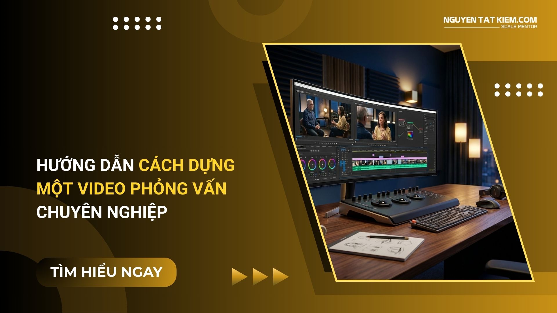 Hướng Dẫn Cách Dựng Một Video Phỏng Vấn Chuyên Nghiệp