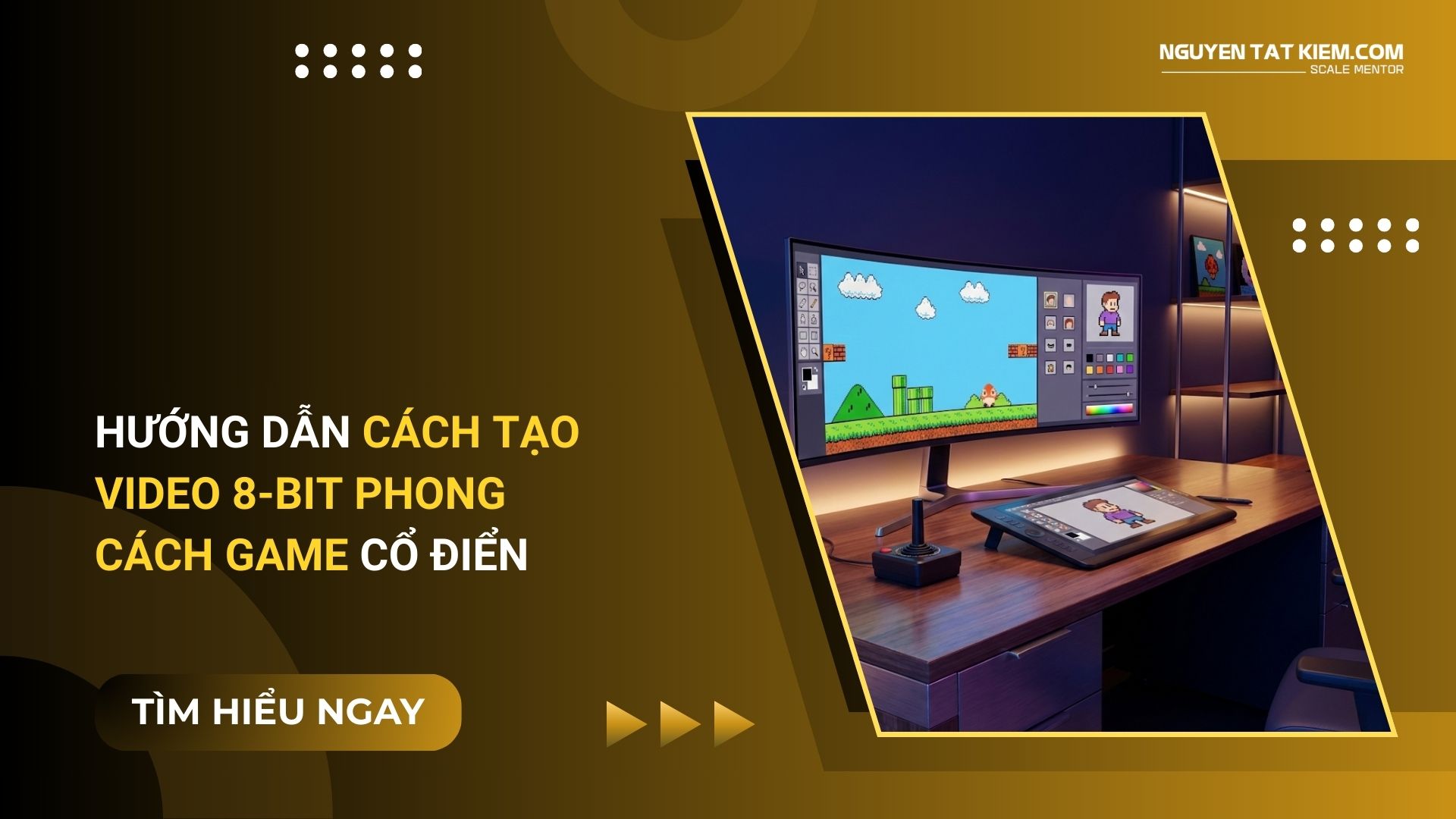 Hướng Dẫn Cách Tạo Video 8-Bit Phong Cách Game Cổ Điển