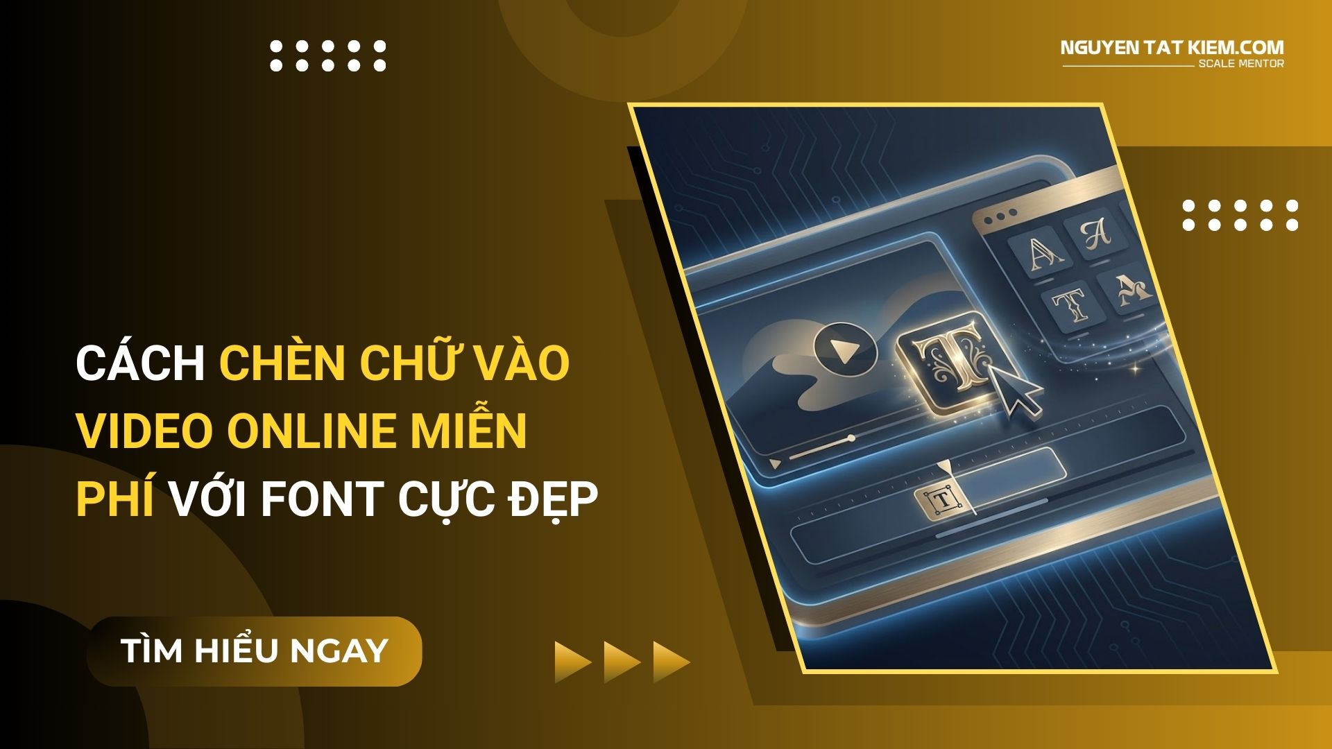 Cách Chèn Chữ Vào Video Online Miễn Phí Với Font Cực Đẹp