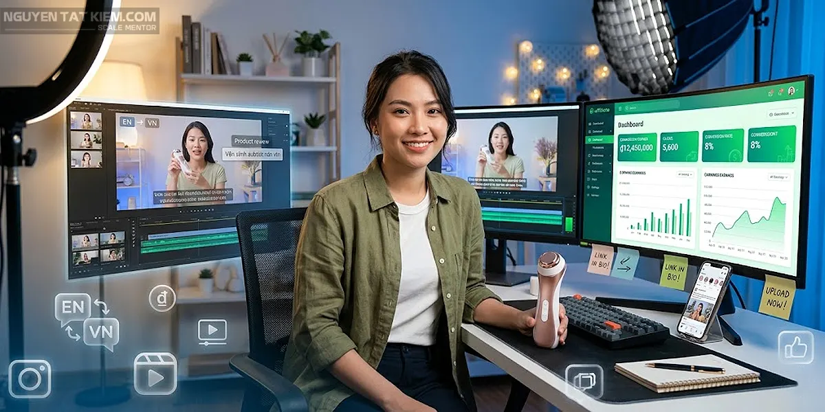 dịch video sang tiếng việt làm affiliate