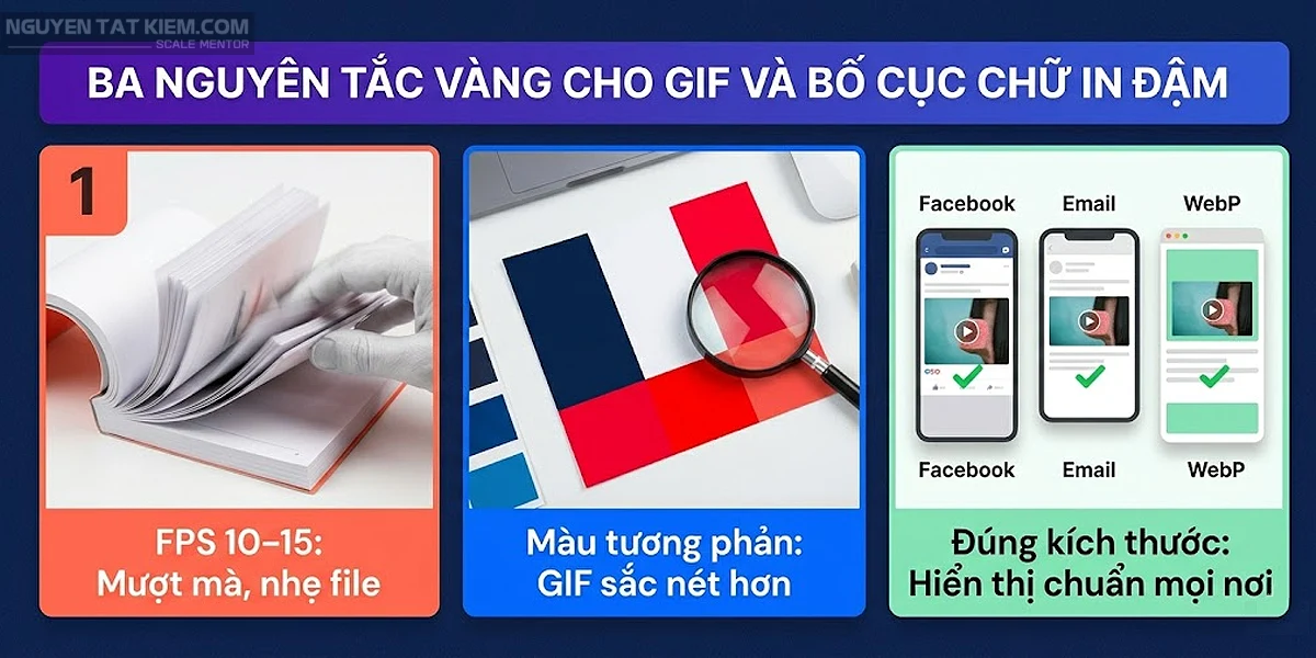 Nguyên tắc chuyển video sang gif