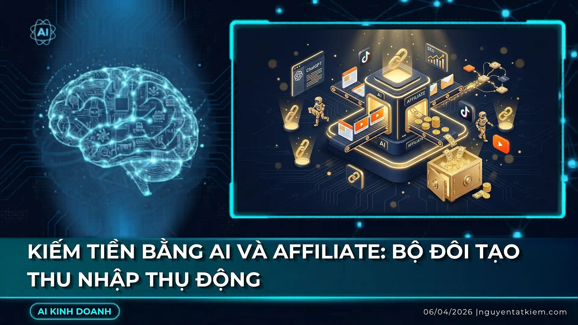 Kiếm Tiền Bằng AI Và Affiliate: Bộ Đôi Tạo Thu Nhập Thụ Động