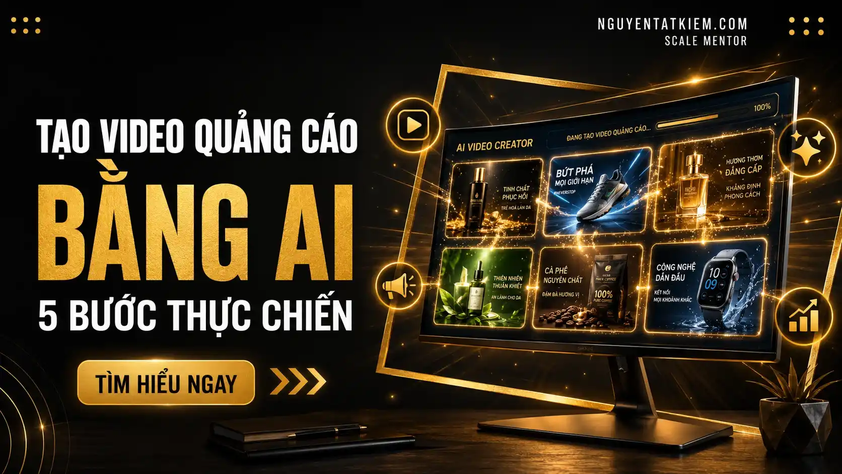 Tạo Video Quảng Cáo Bằng AI: 5 Bước Thực Chiến Hiệu Quả