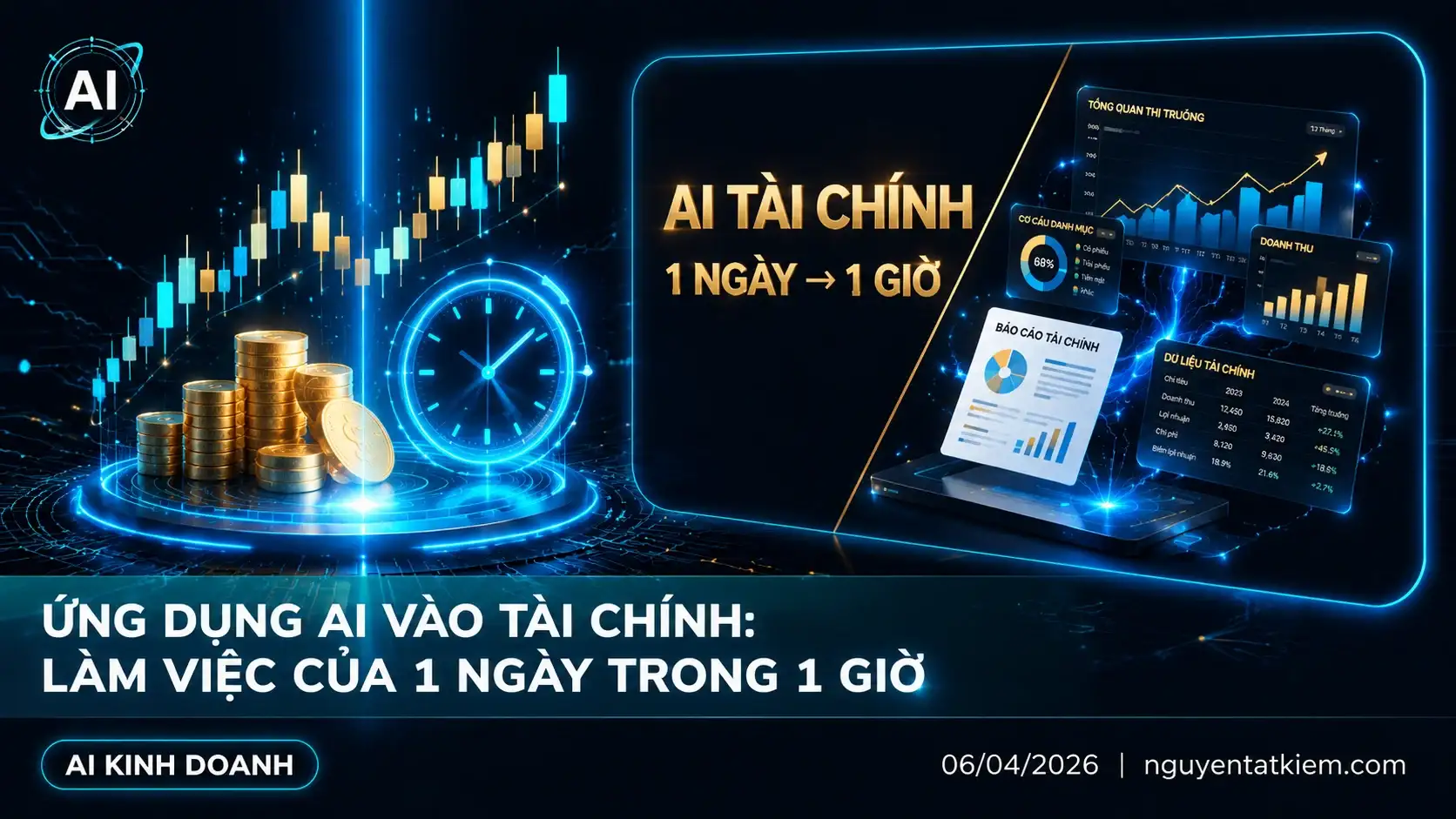 Ứng Dụng AI Vào Tài Chính: Làm Việc Của 1 Ngày Trong 1 Giờ