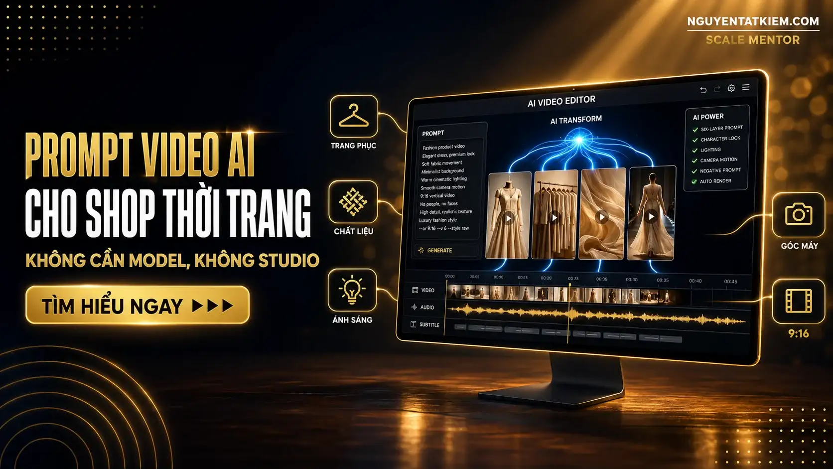 Công Thức Prompt Video Cho Shop Thời Trang Không Cần Model